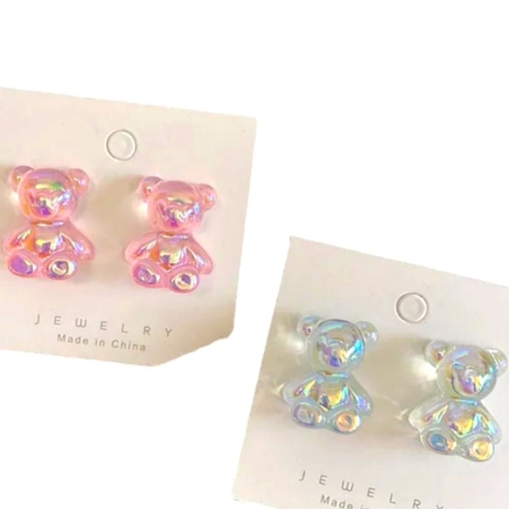 2 pairs of gummy bear earrings